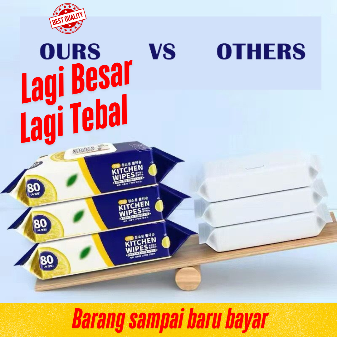 Tisu Basah Dapur (80 Helai)