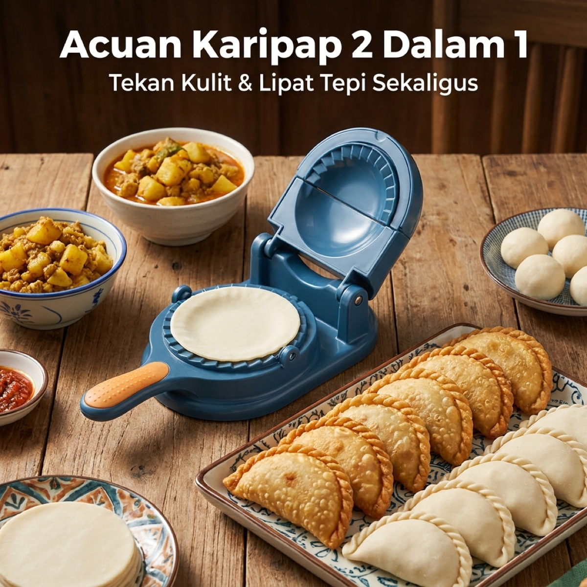 Acuan karipap 2 dalam 1