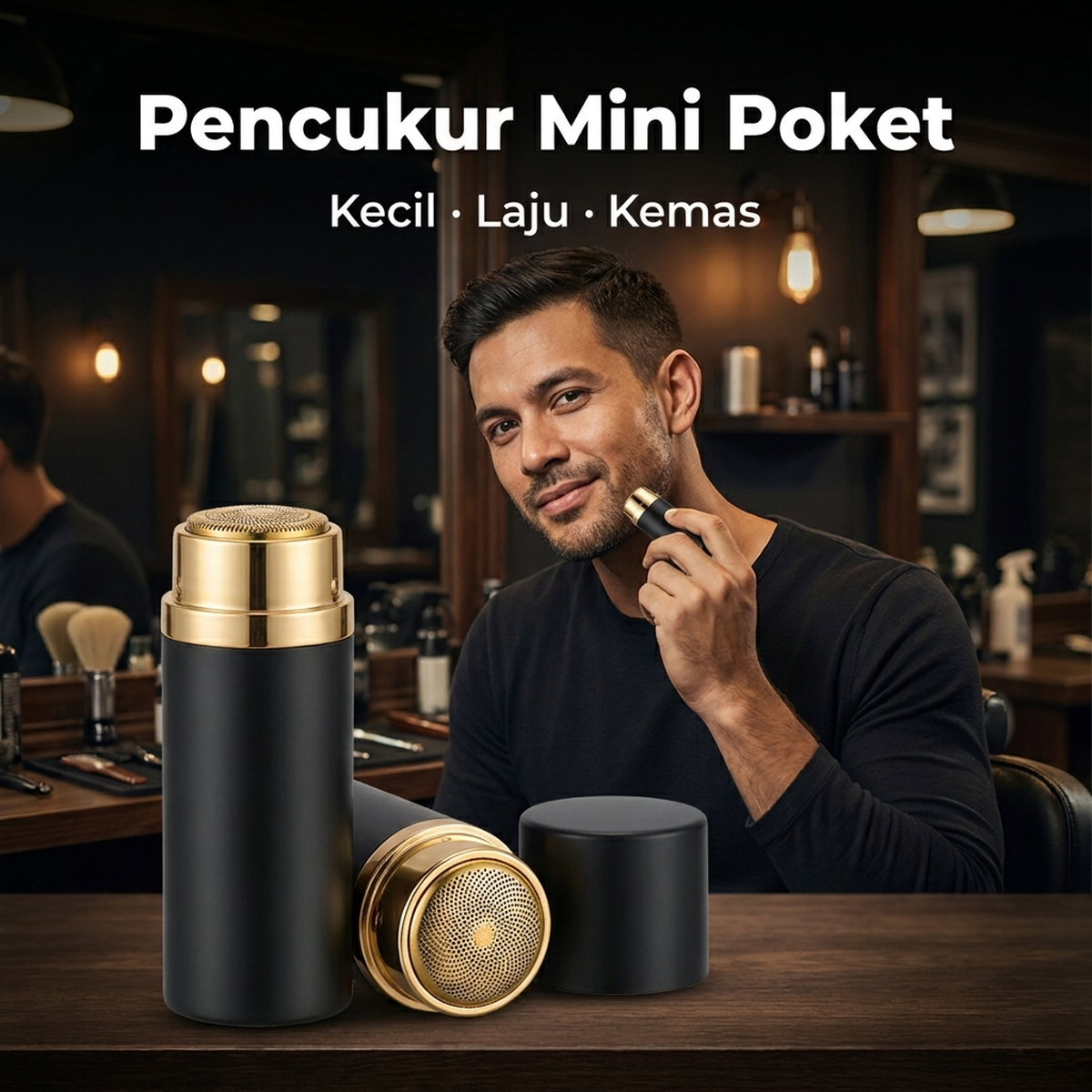 Pencukur mini poket lelaki