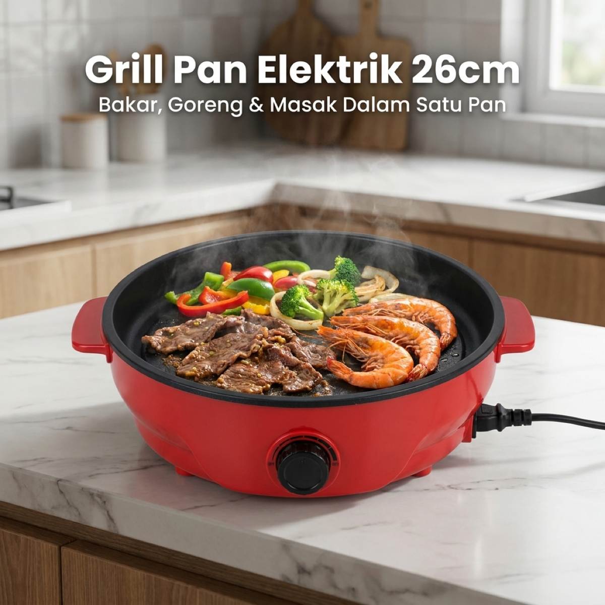 Grill pan elektrik 26cm