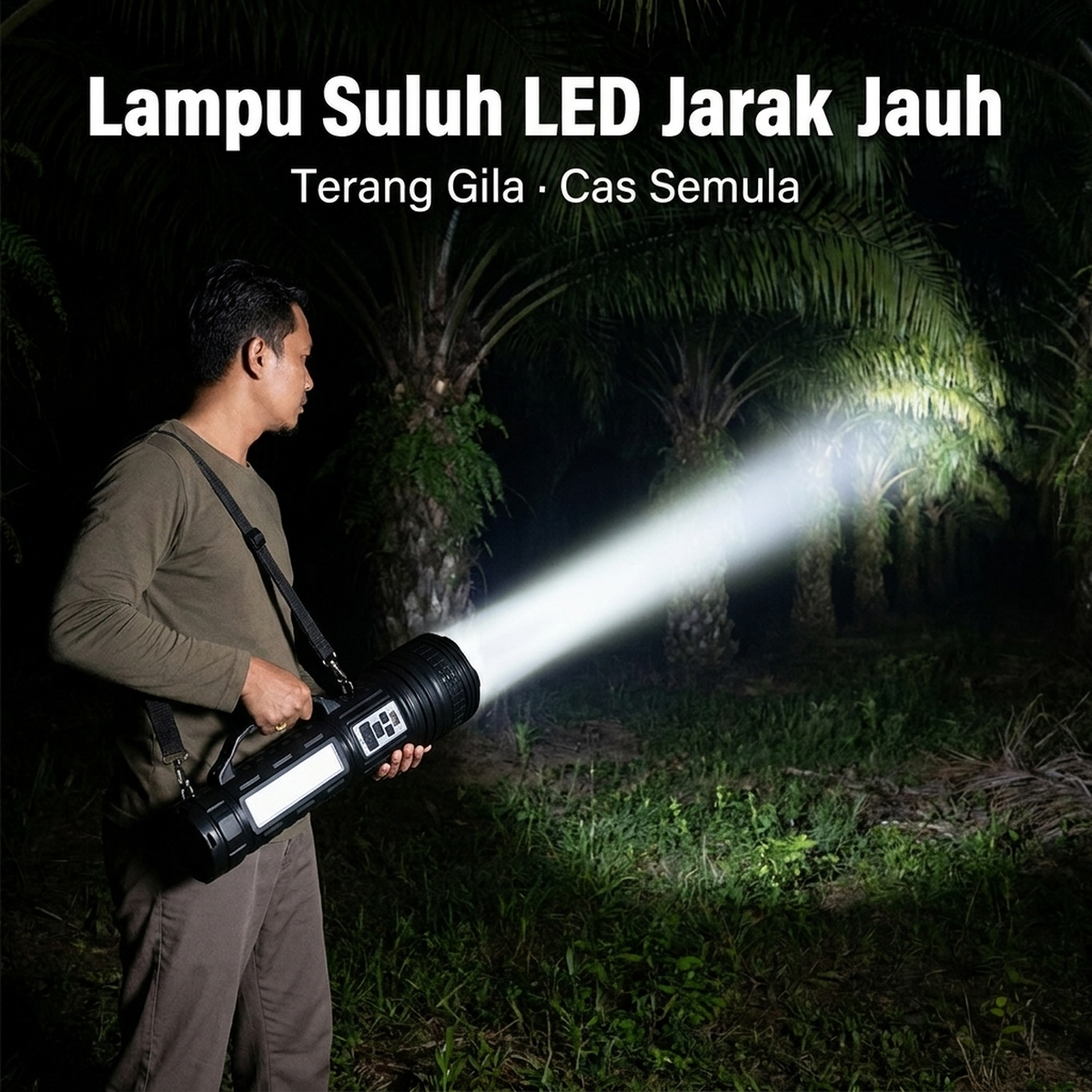 Lampu suluh LED jarak jauh