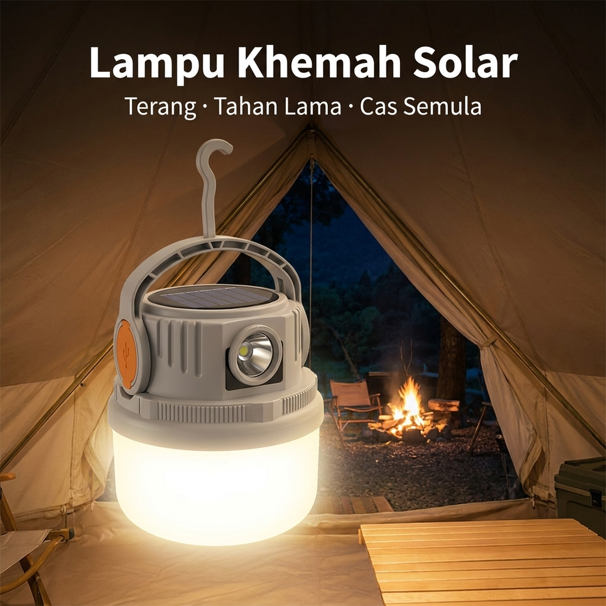 Lampu Khemah Solar