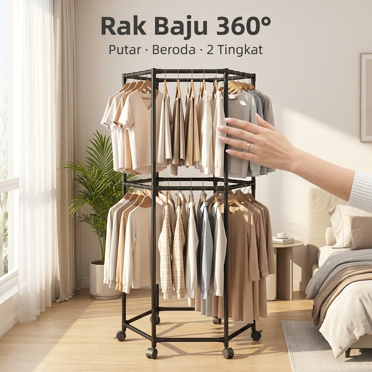 Rak Baju 360°