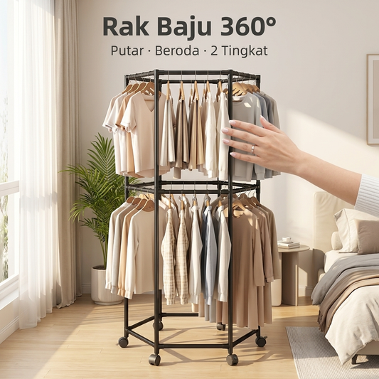 Rak Baju 360°
