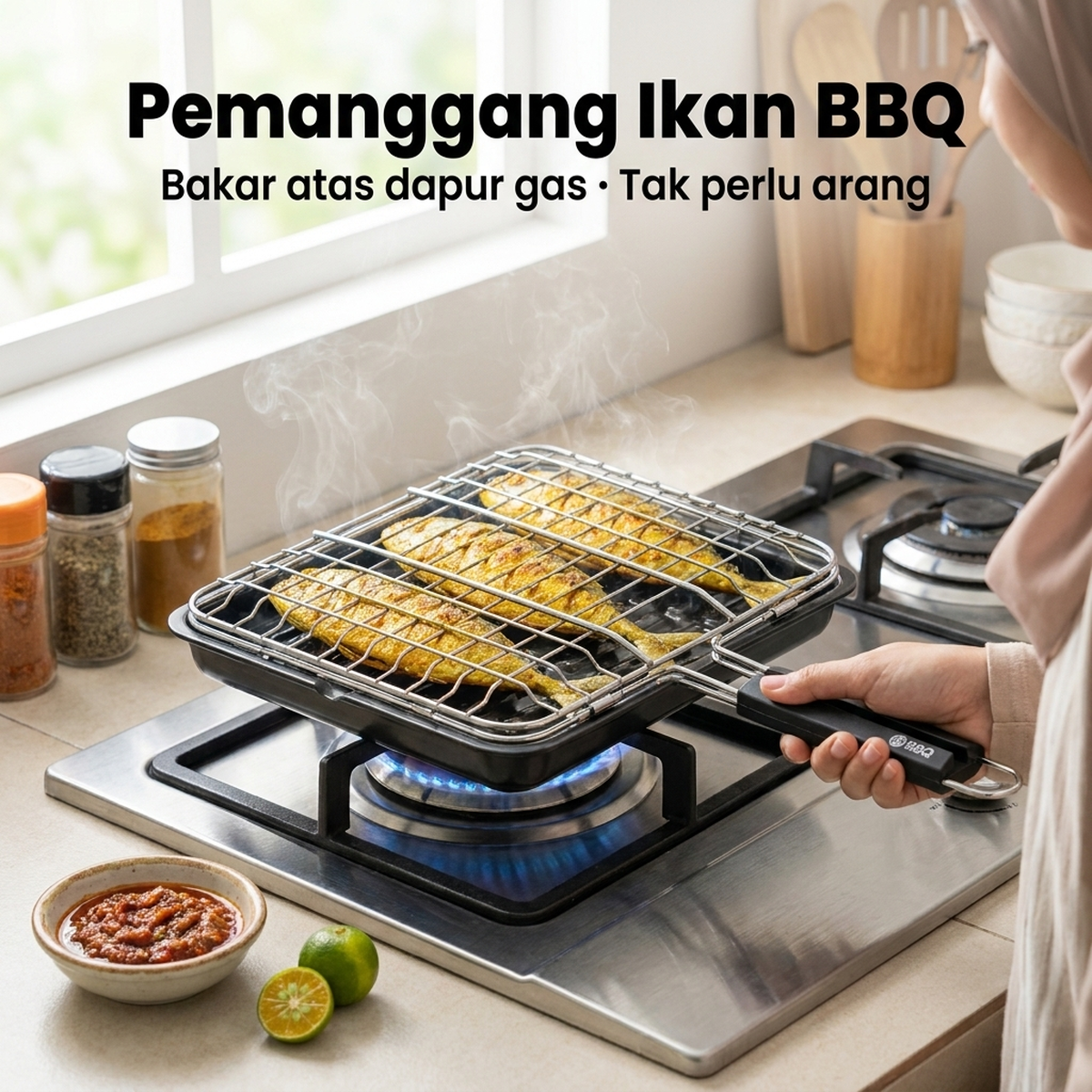 Pemanggang Ikan BBQ