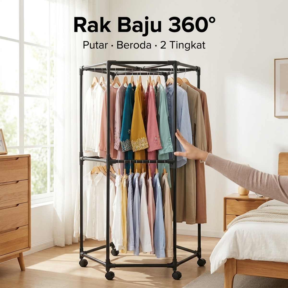 Rak Baju 360°