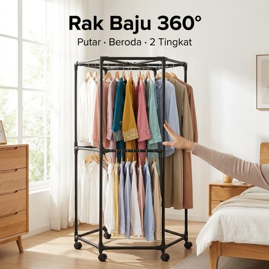 Rak Baju 360°