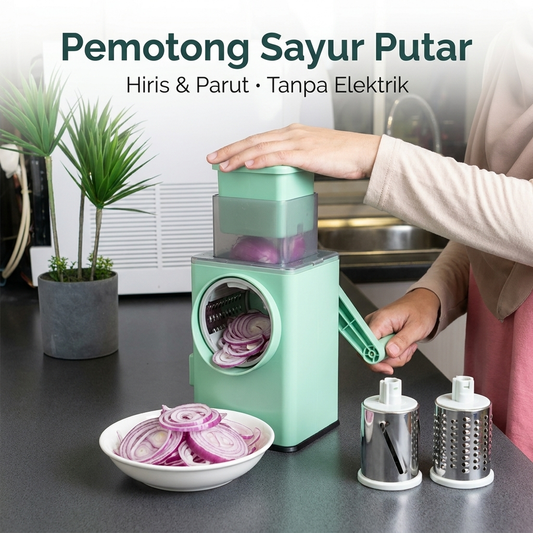 Pemotong Sayur Putar