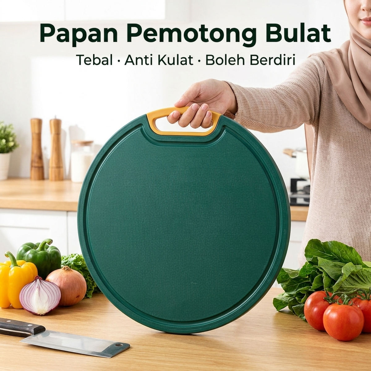 Papan Pemotong Bulat