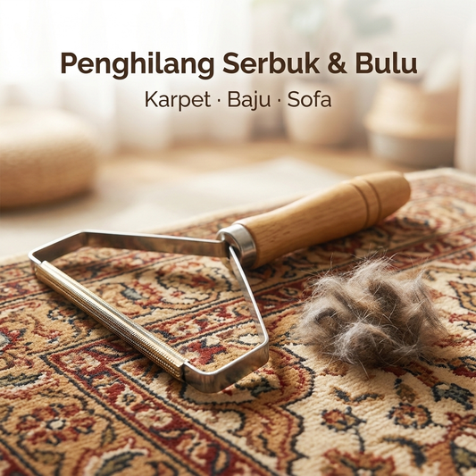 Penghilang serbuk pemegang kayu