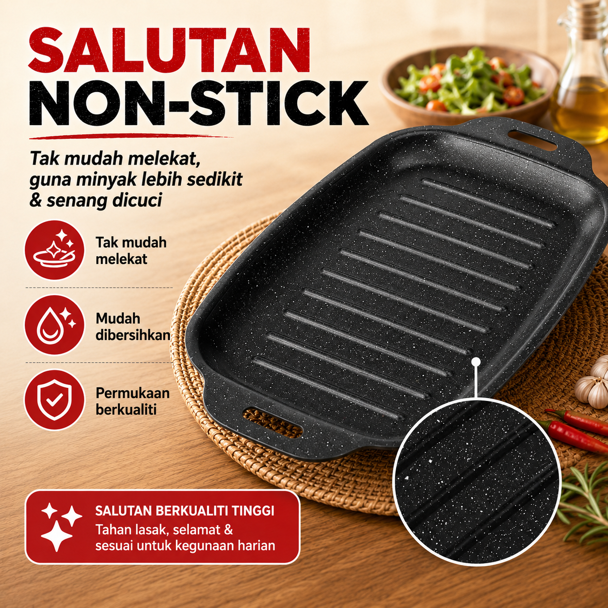 Grill Pan Set Japan
