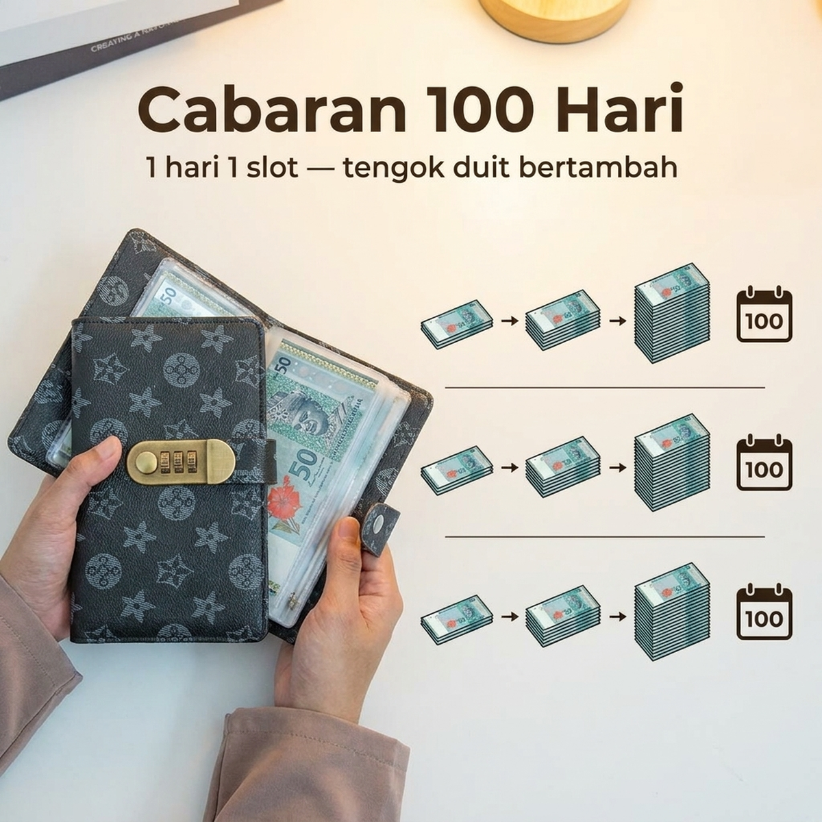 Cabaran menabung 100 hari