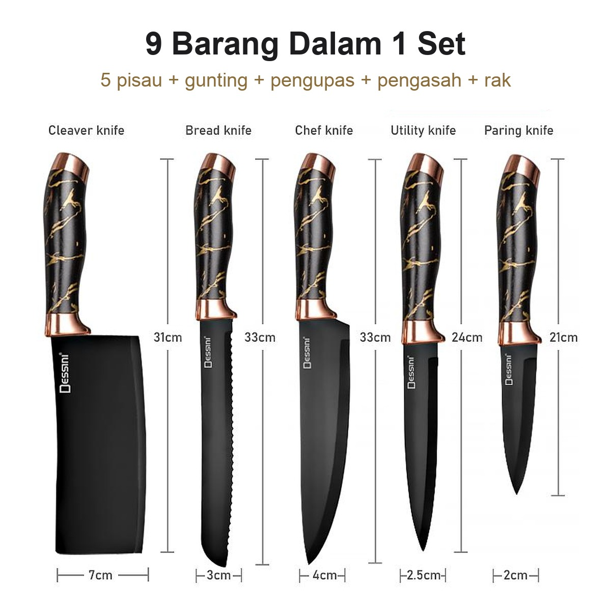 9 Barang Dalam 1 Set