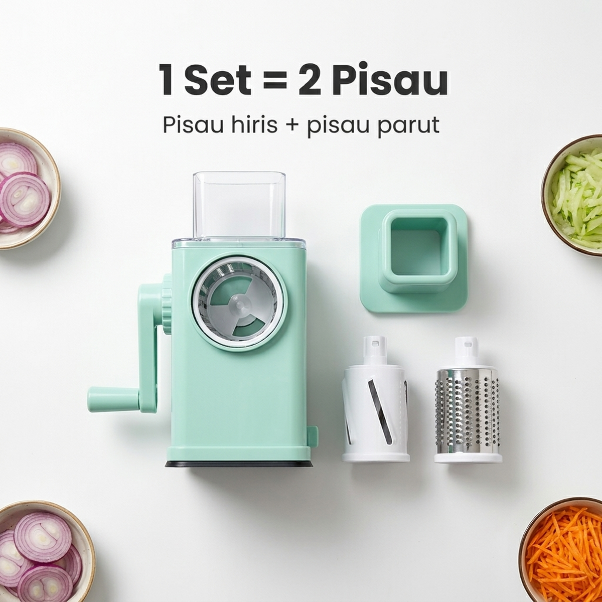 1 Set = 2 Pisau