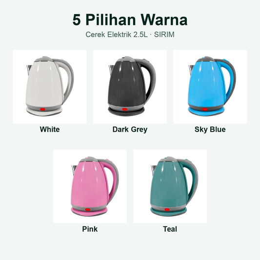 5 Pilihan Warna