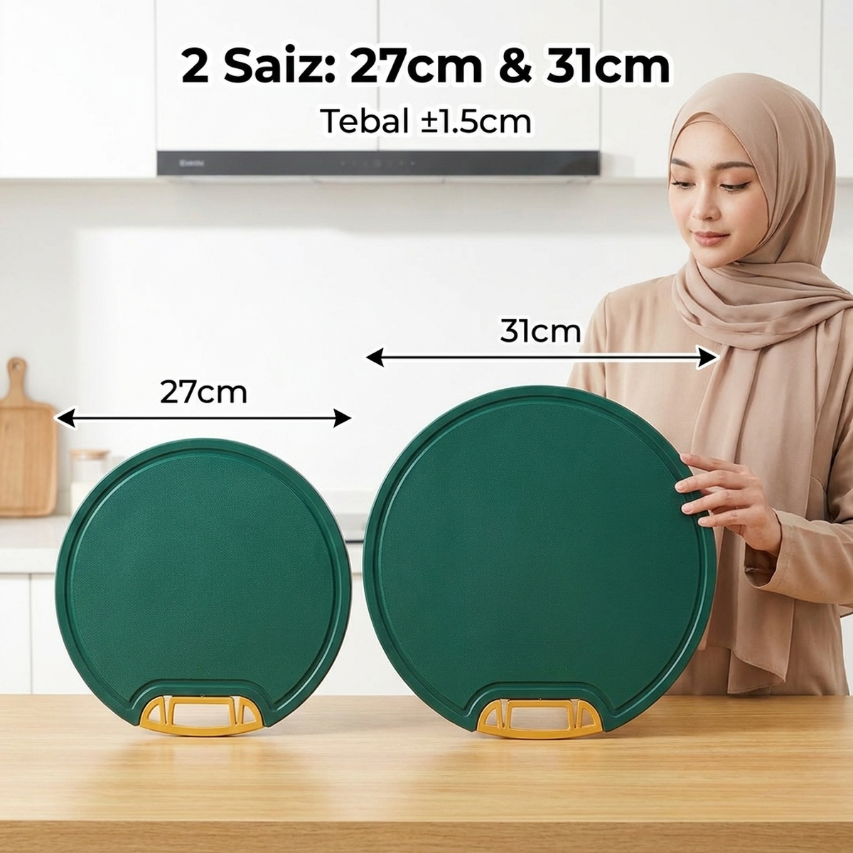 2 Saiz: 27cm & 31cm