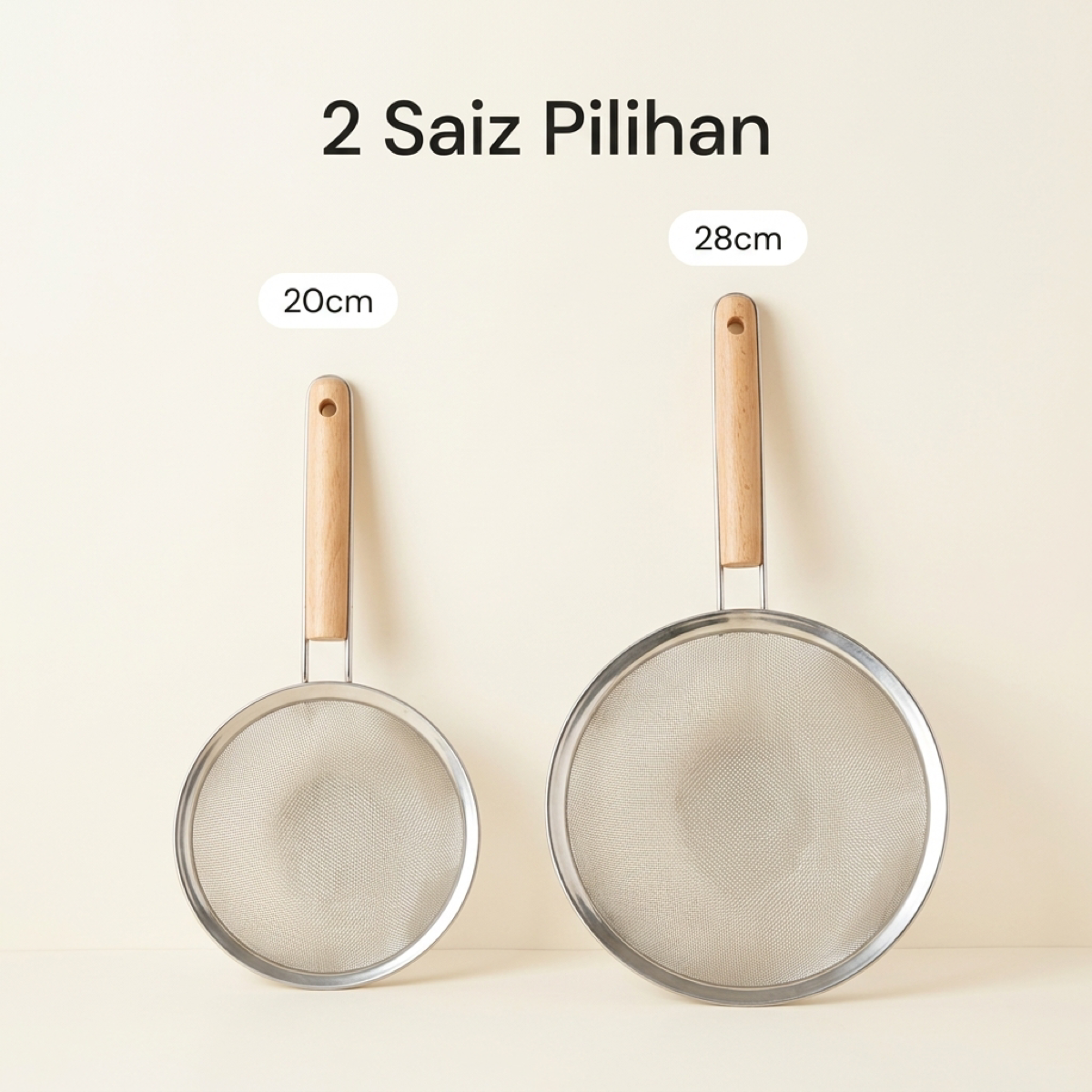 2 saiz pilihan