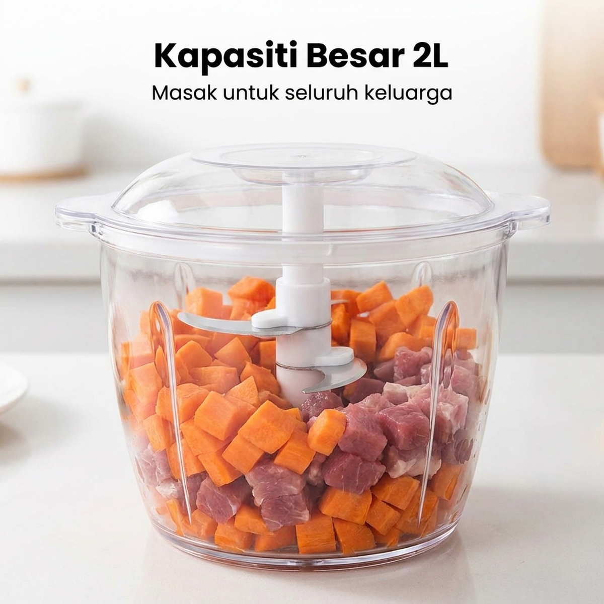 Kapasiti besar 2L