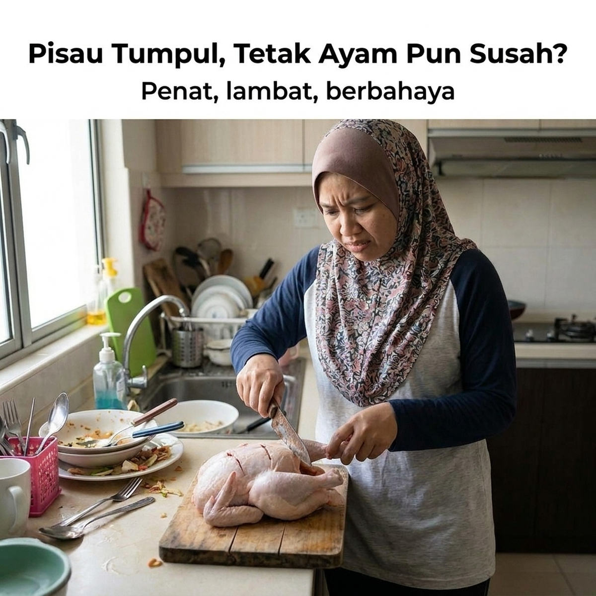 Pisau Tumpul, Tetak Ayam Pun Susah?