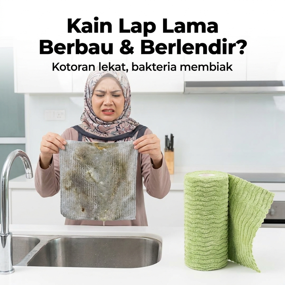 Kain Lap Lama Berbau & Berlendir?