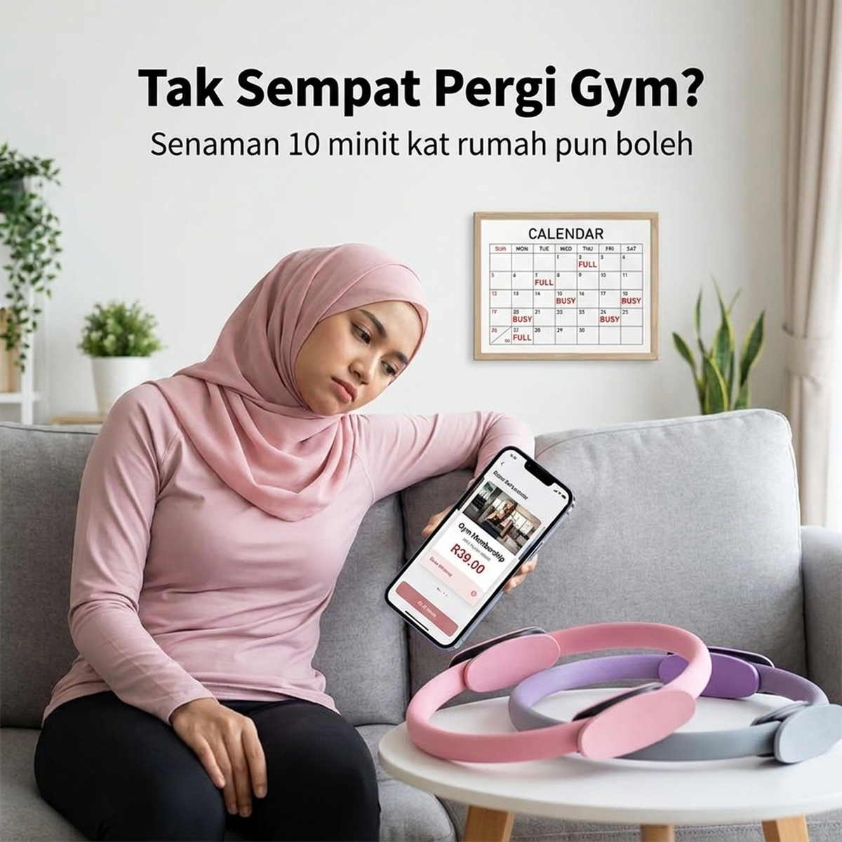 Tak Sempat Pergi Gym?