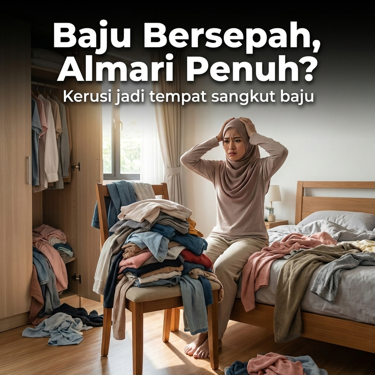 Baju Bersepah, Almari Penuh?