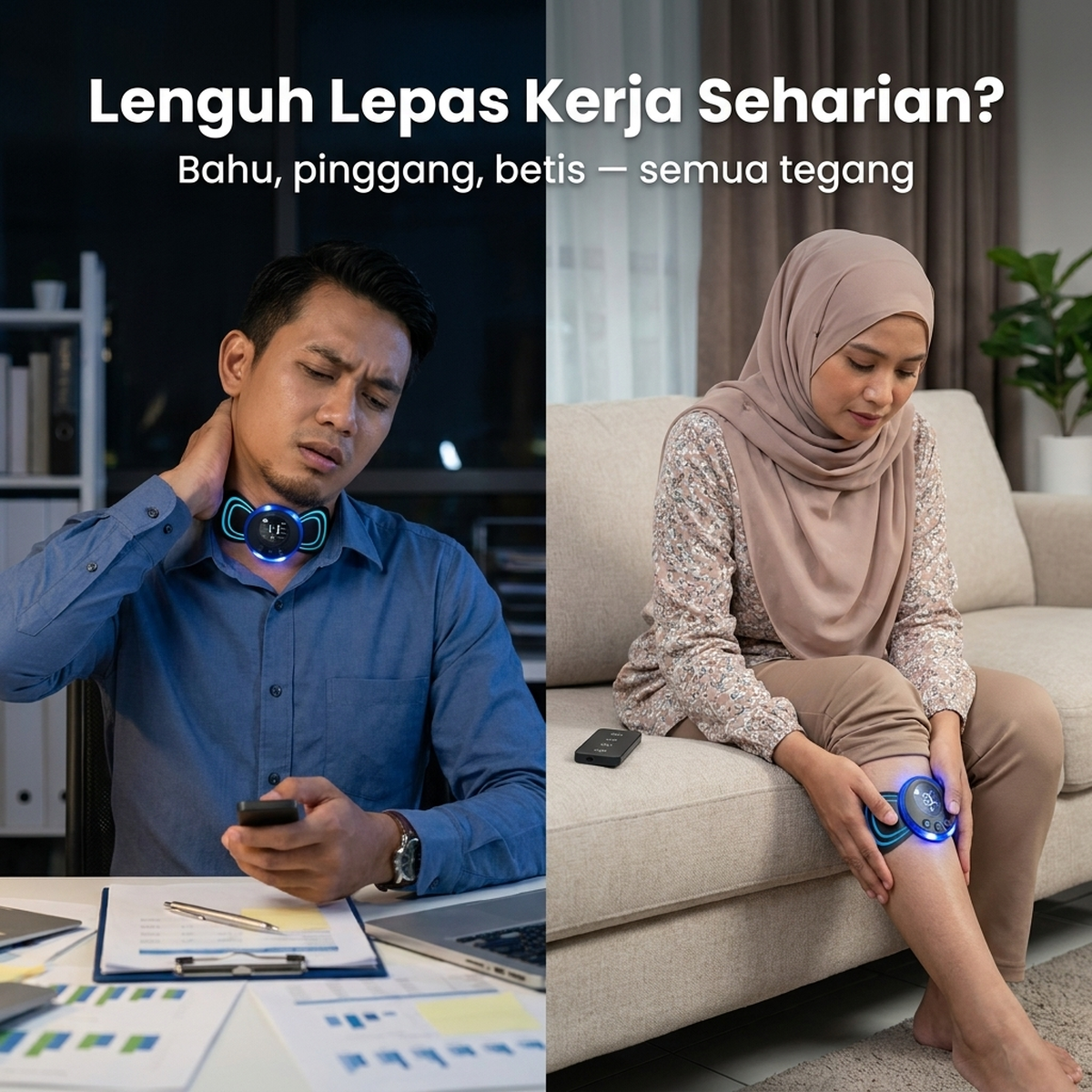 Lenguh Lepas Kerja Seharian?