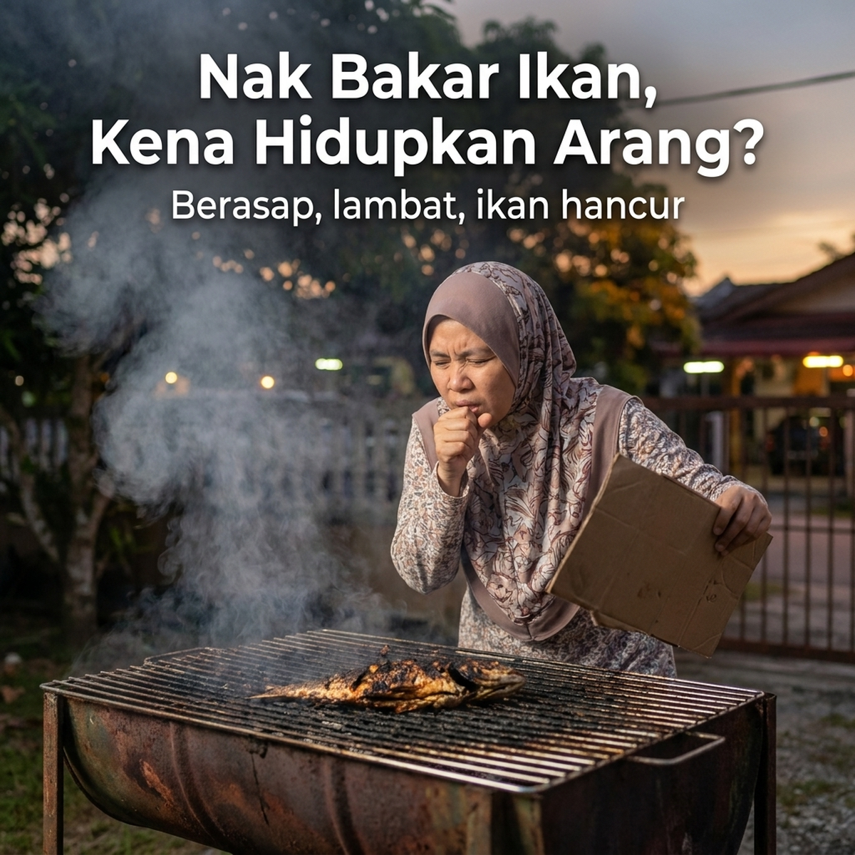 Nak Bakar Ikan, Kena Hidupkan Arang?