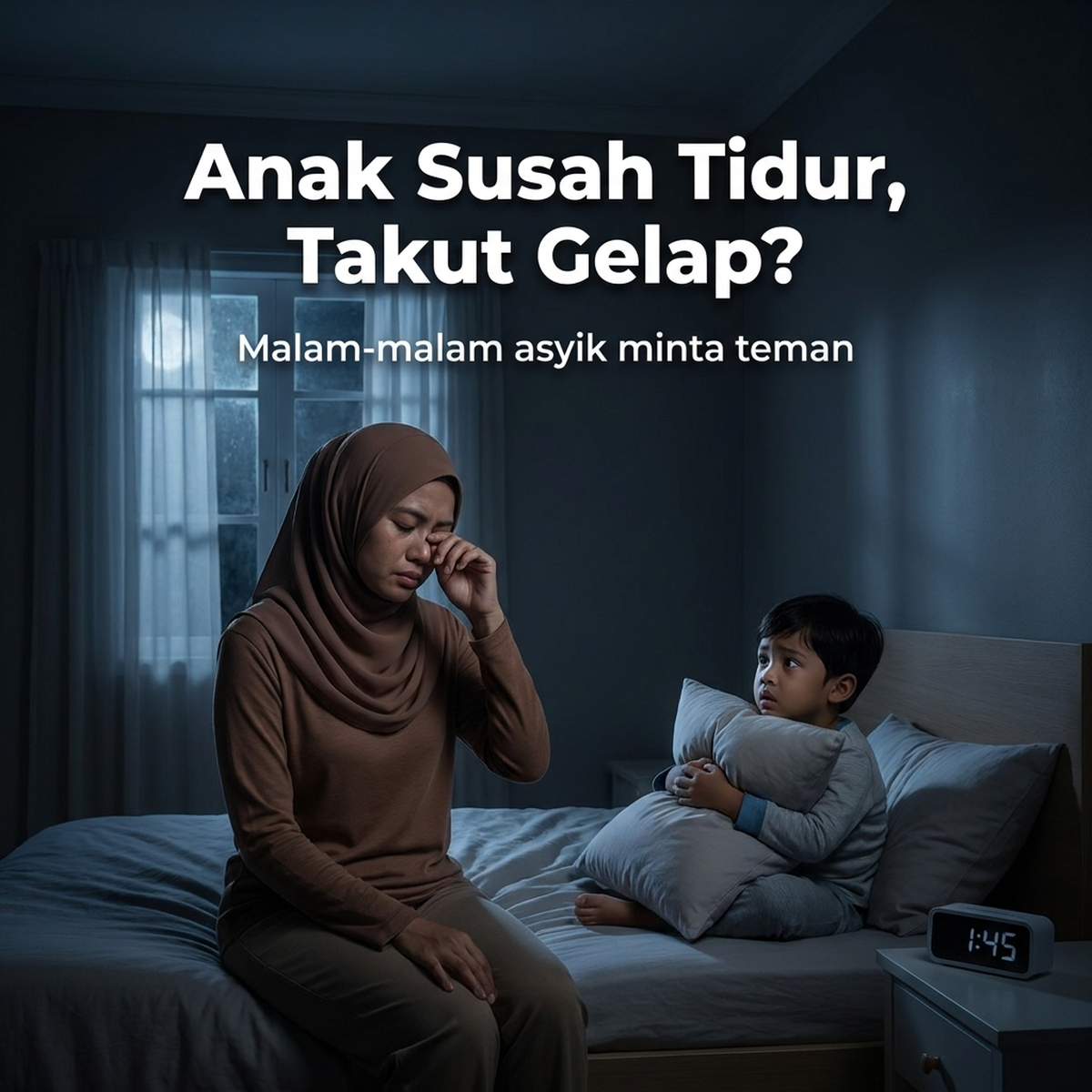Anak Susah Tidur, Takut Gelap?
