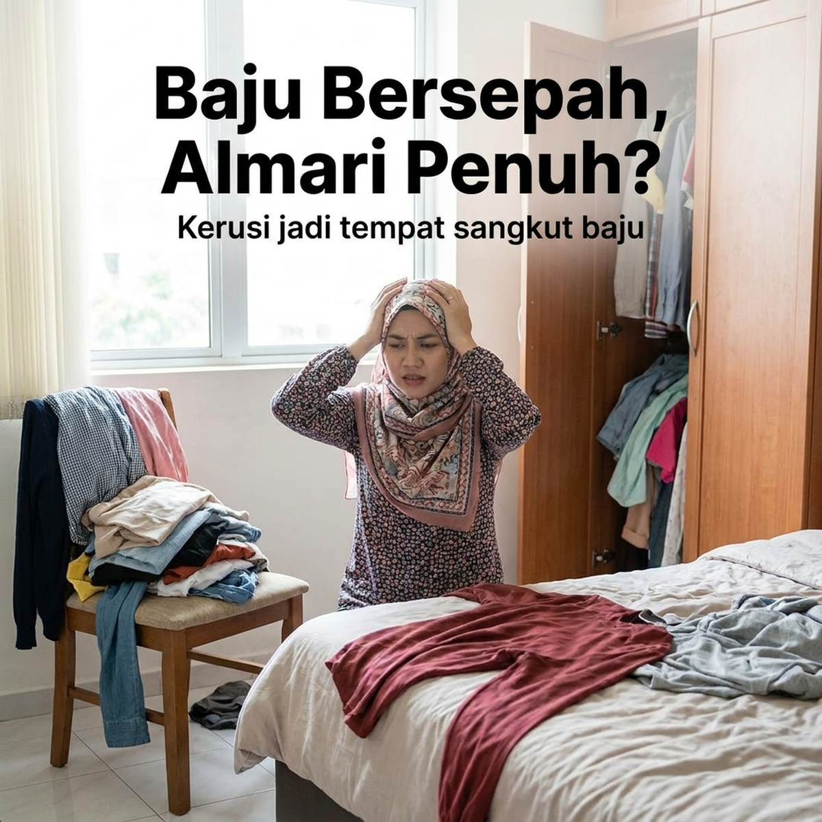 Baju Bersepah, Almari Penuh?
