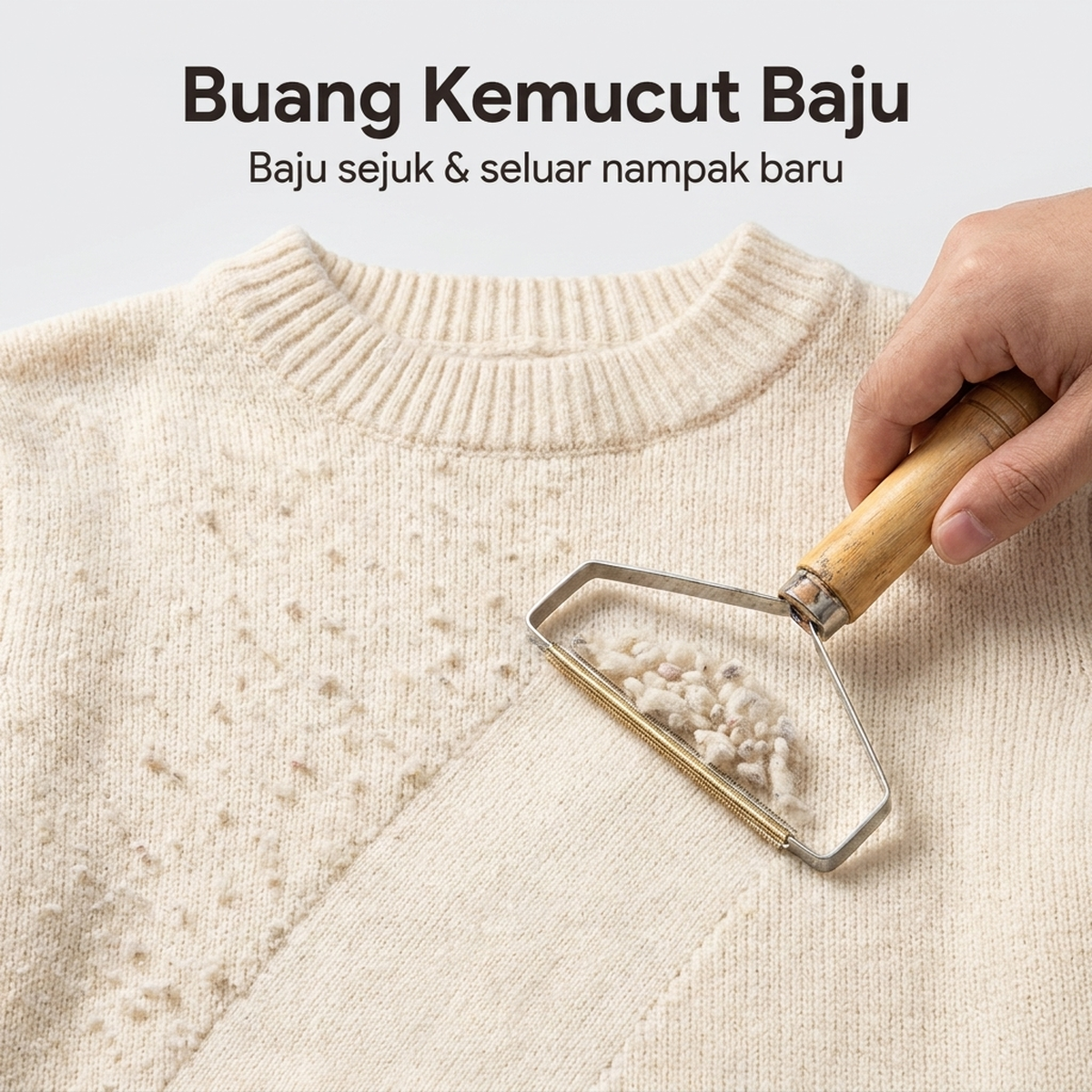 Buang kemucut baju