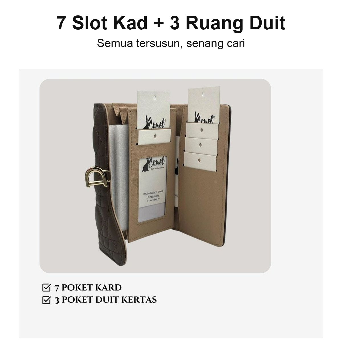 7 slot kad 3 ruang duit