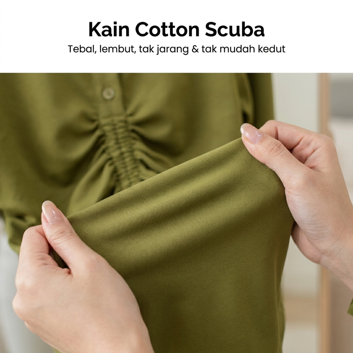 Kain cotton scuba