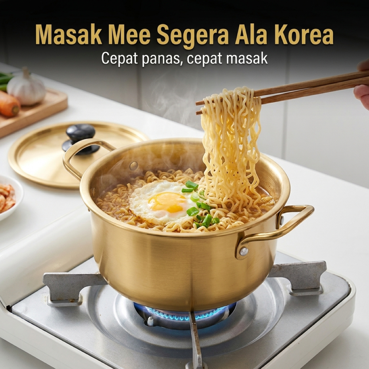 Masak mee segera ala Korea
