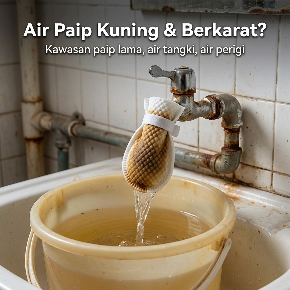 Air Paip Kuning & Berkarat?
