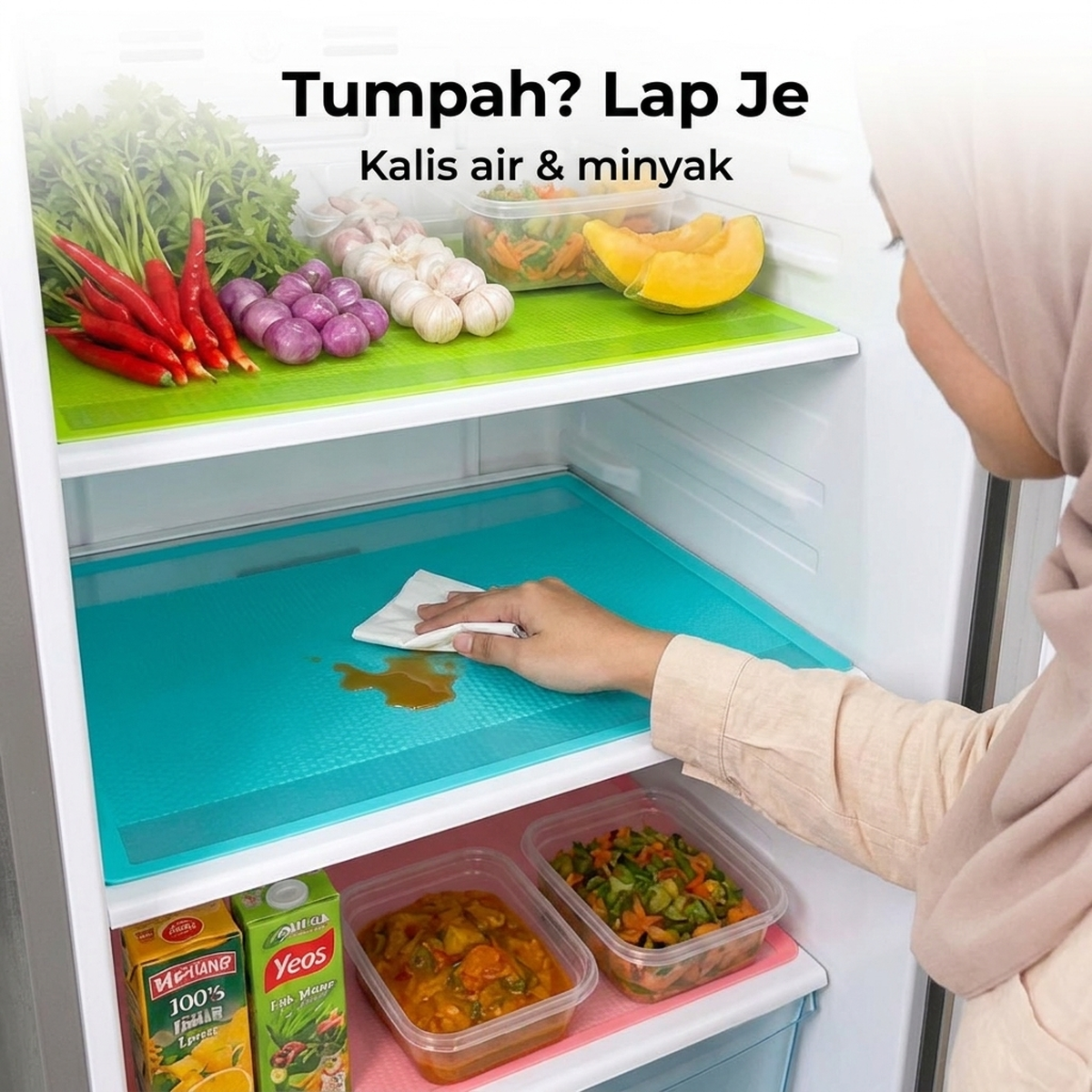 Tumpah? Lap Je
