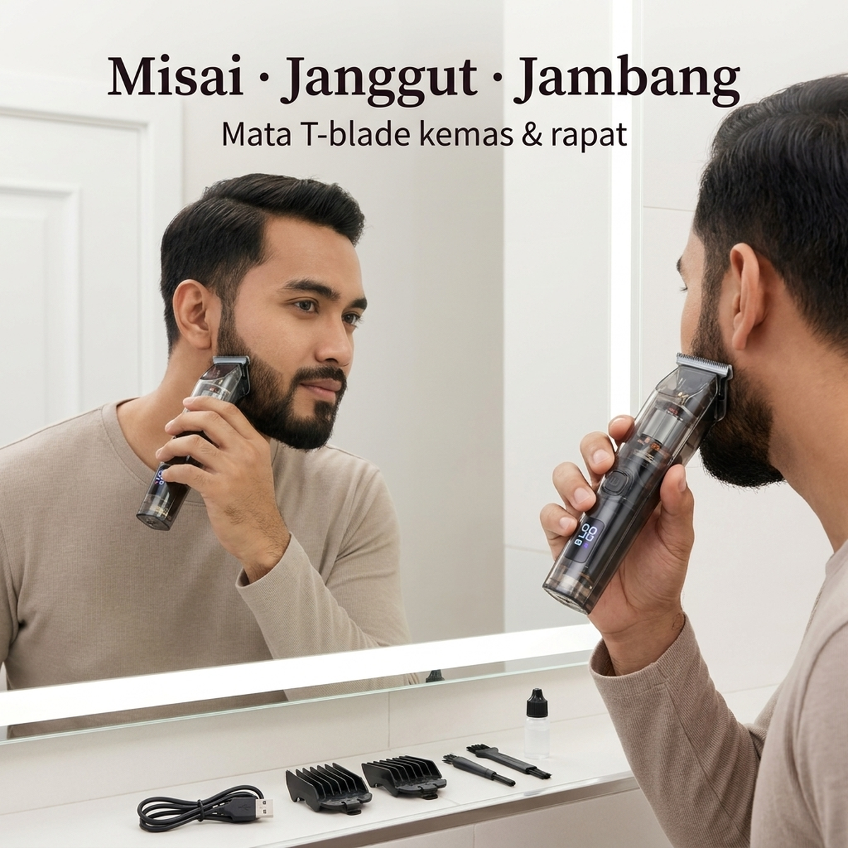 Misai · Janggut · Jambang