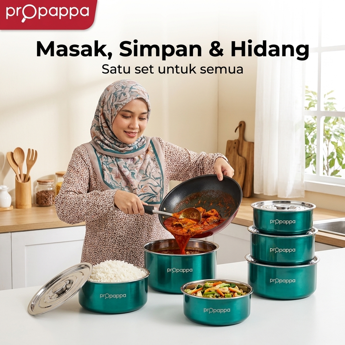 Masak, Simpan & Hidang