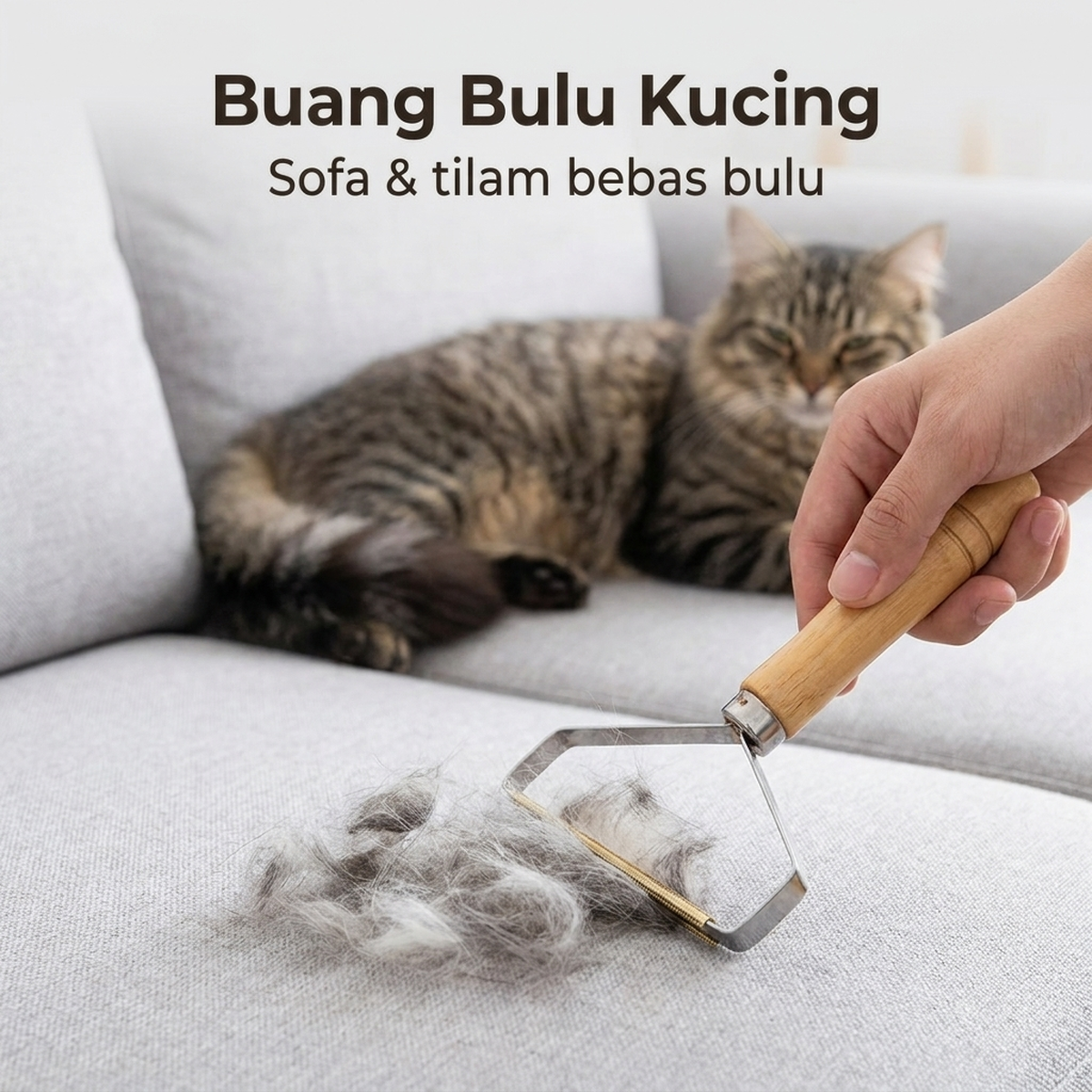 Buang bulu kucing
