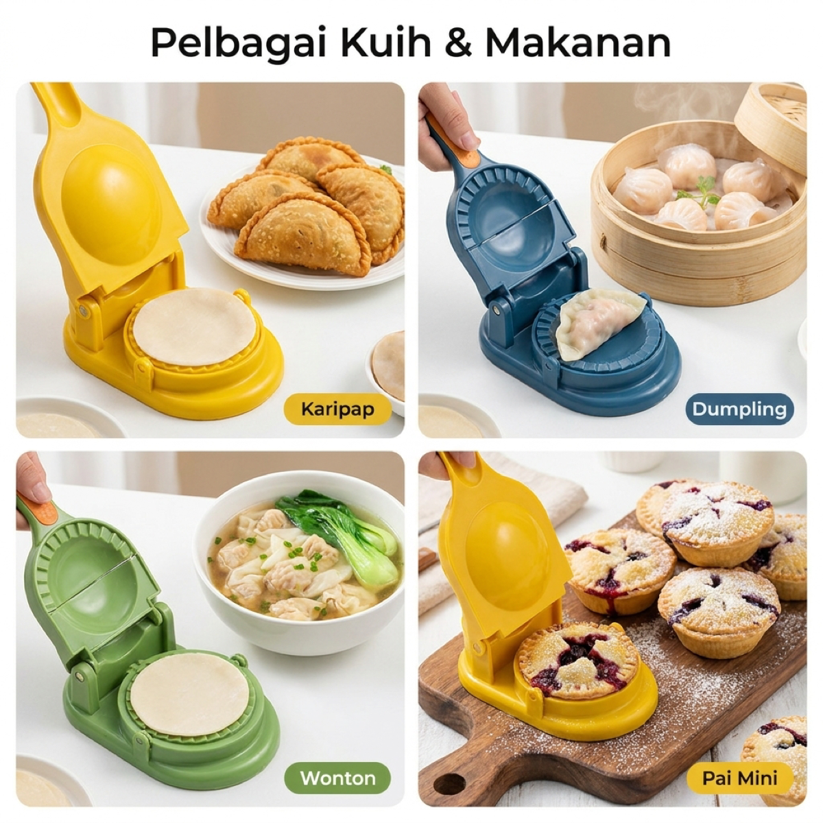 Pelbagai kuih dan makanan