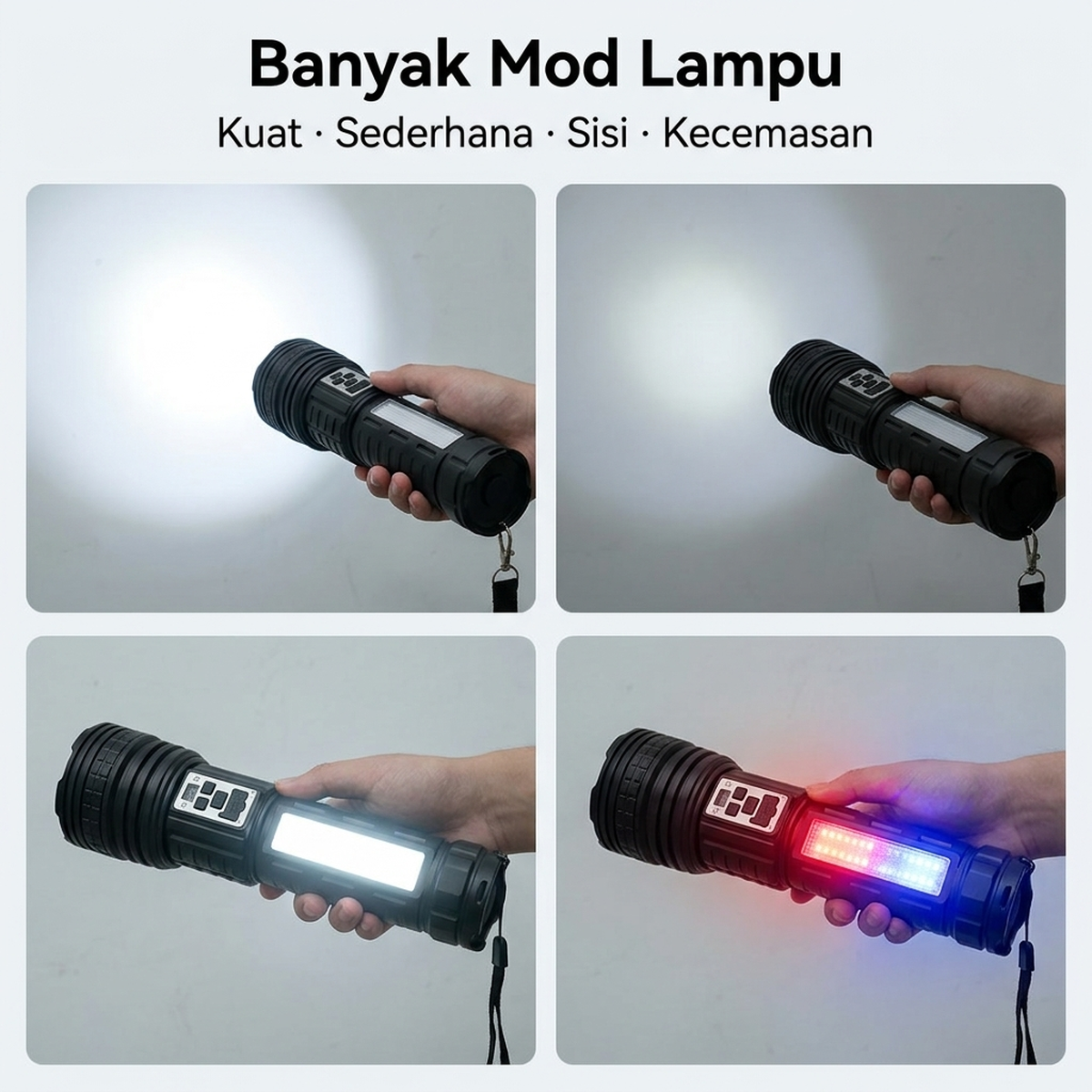 Pelbagai mod lampu