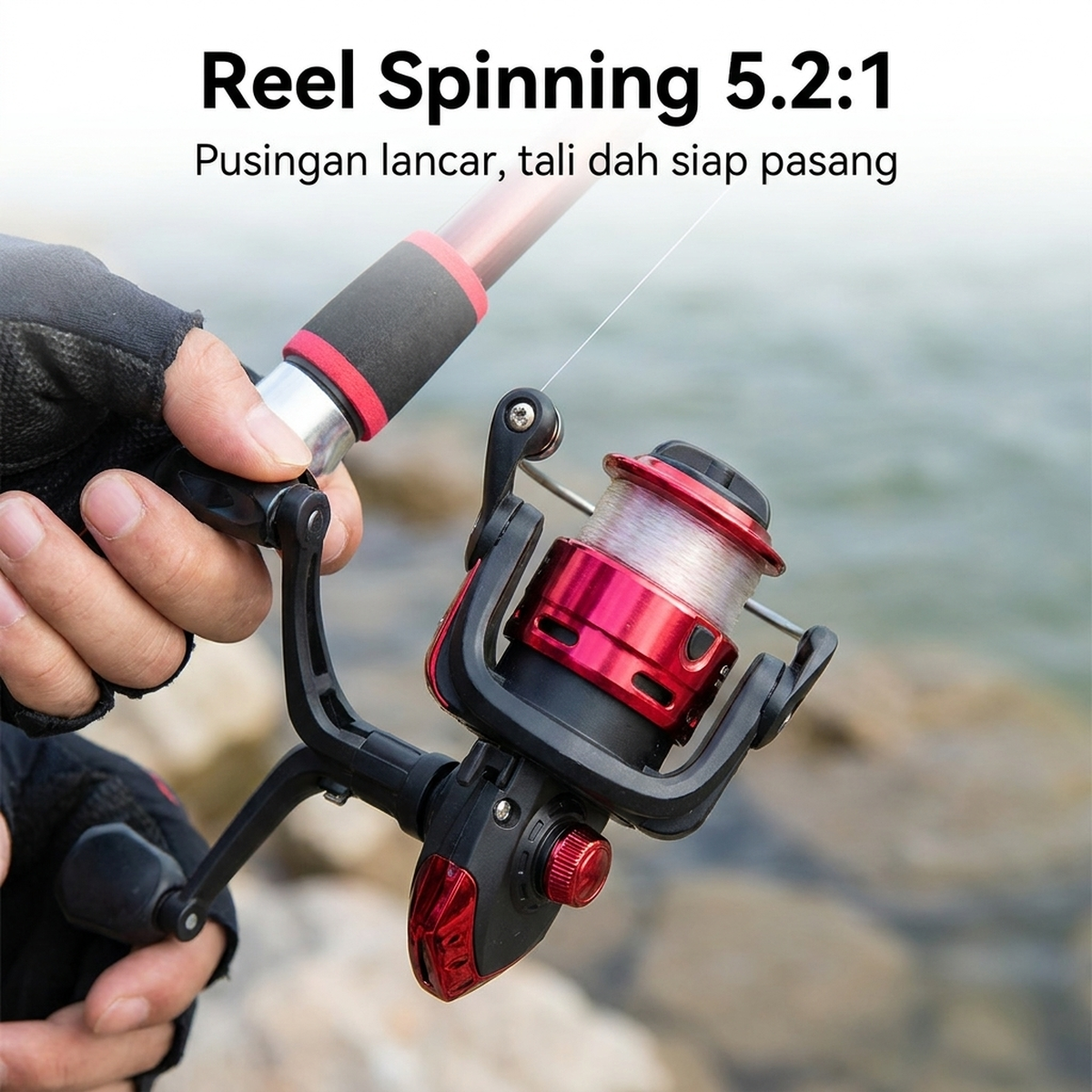 Reel spinning 5.2:1