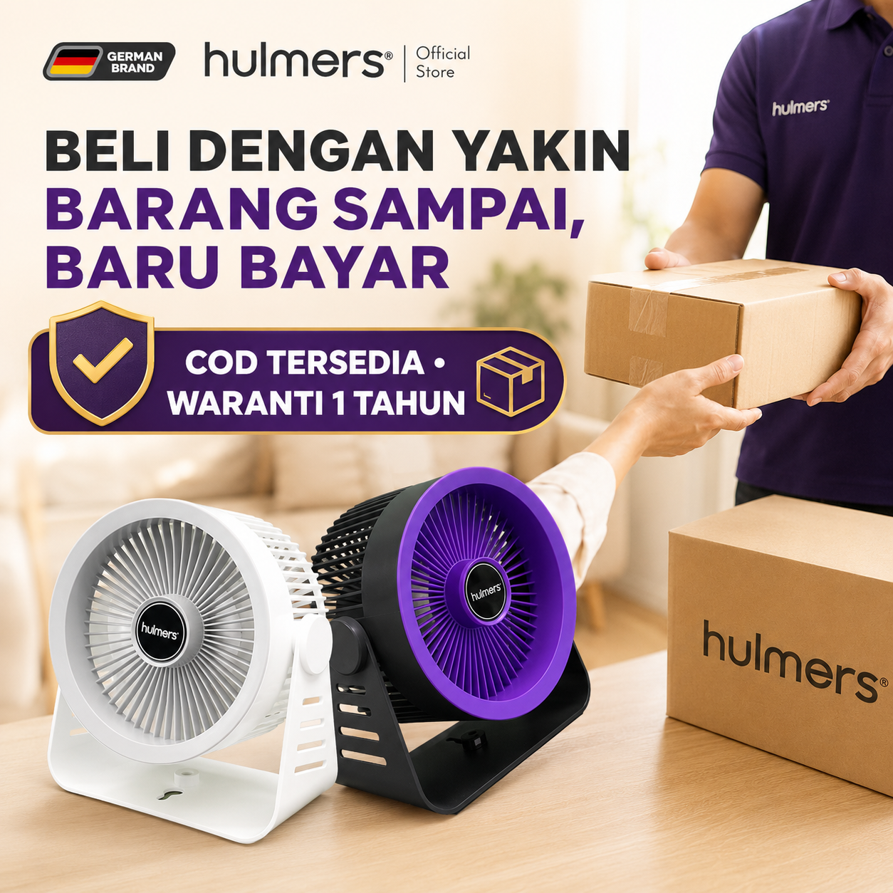 Hulmers Desktop Fan (6 inch)