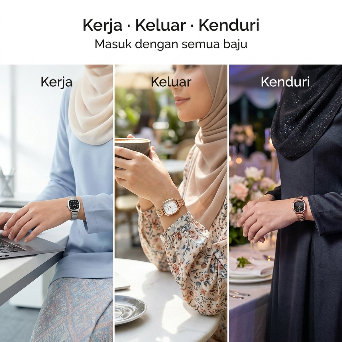 Kerja · Keluar · Kenduri