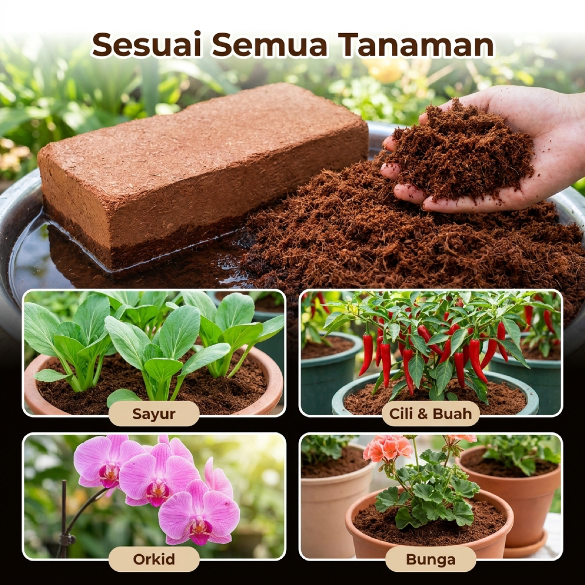 Sesuai semua tanaman