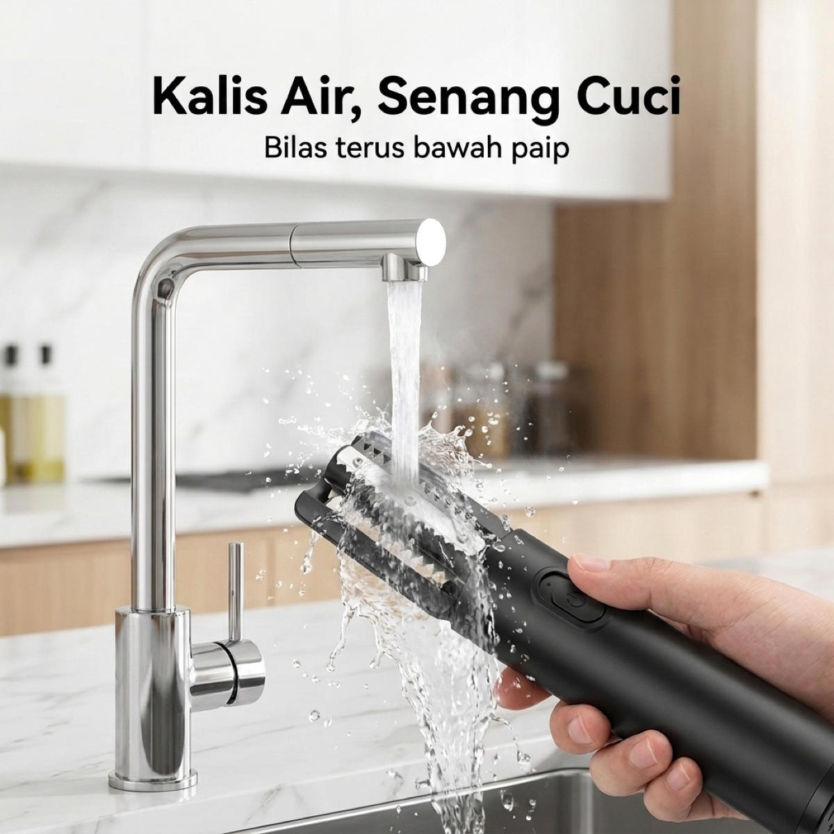 Kalis air senang cuci