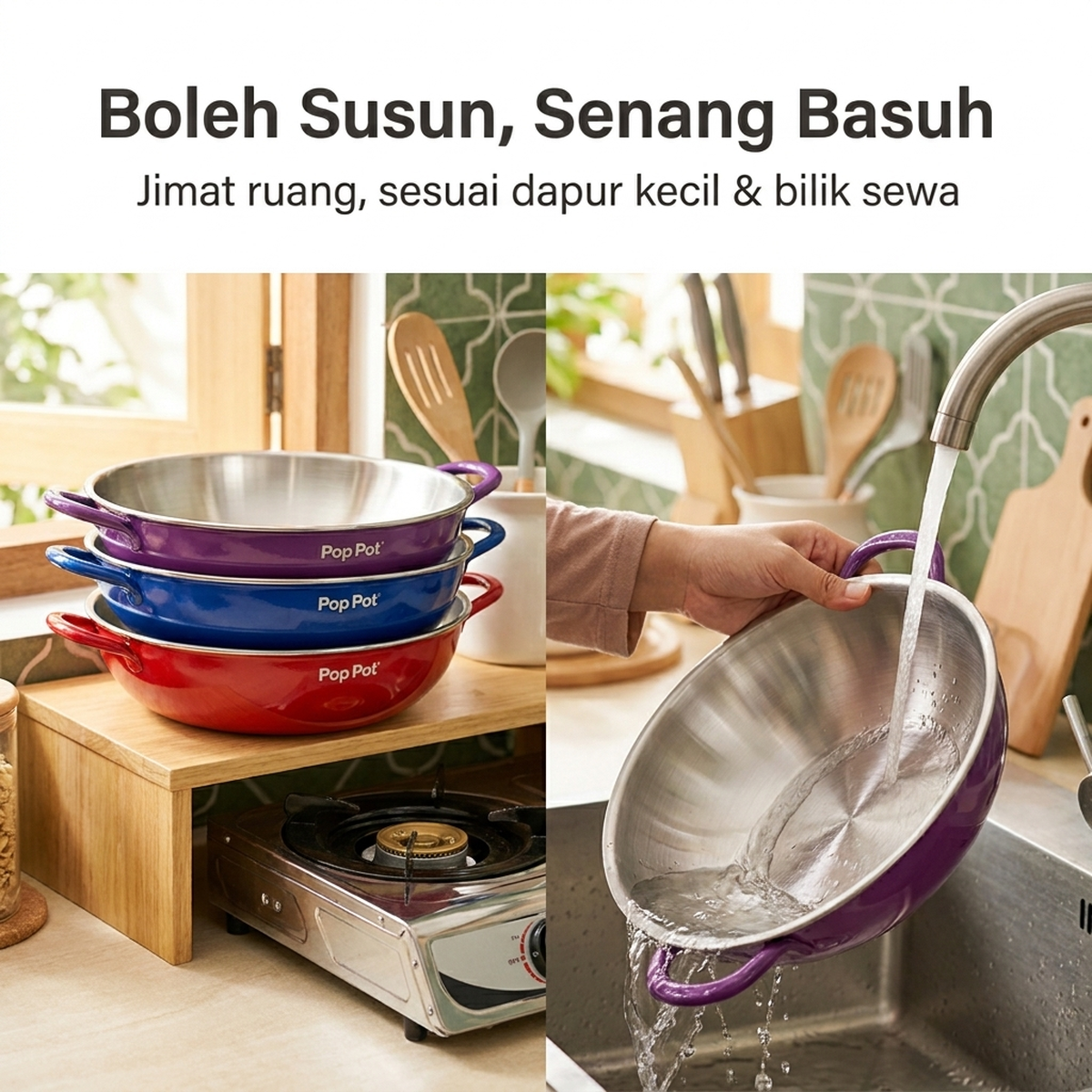 Boleh Susun, Senang Basuh