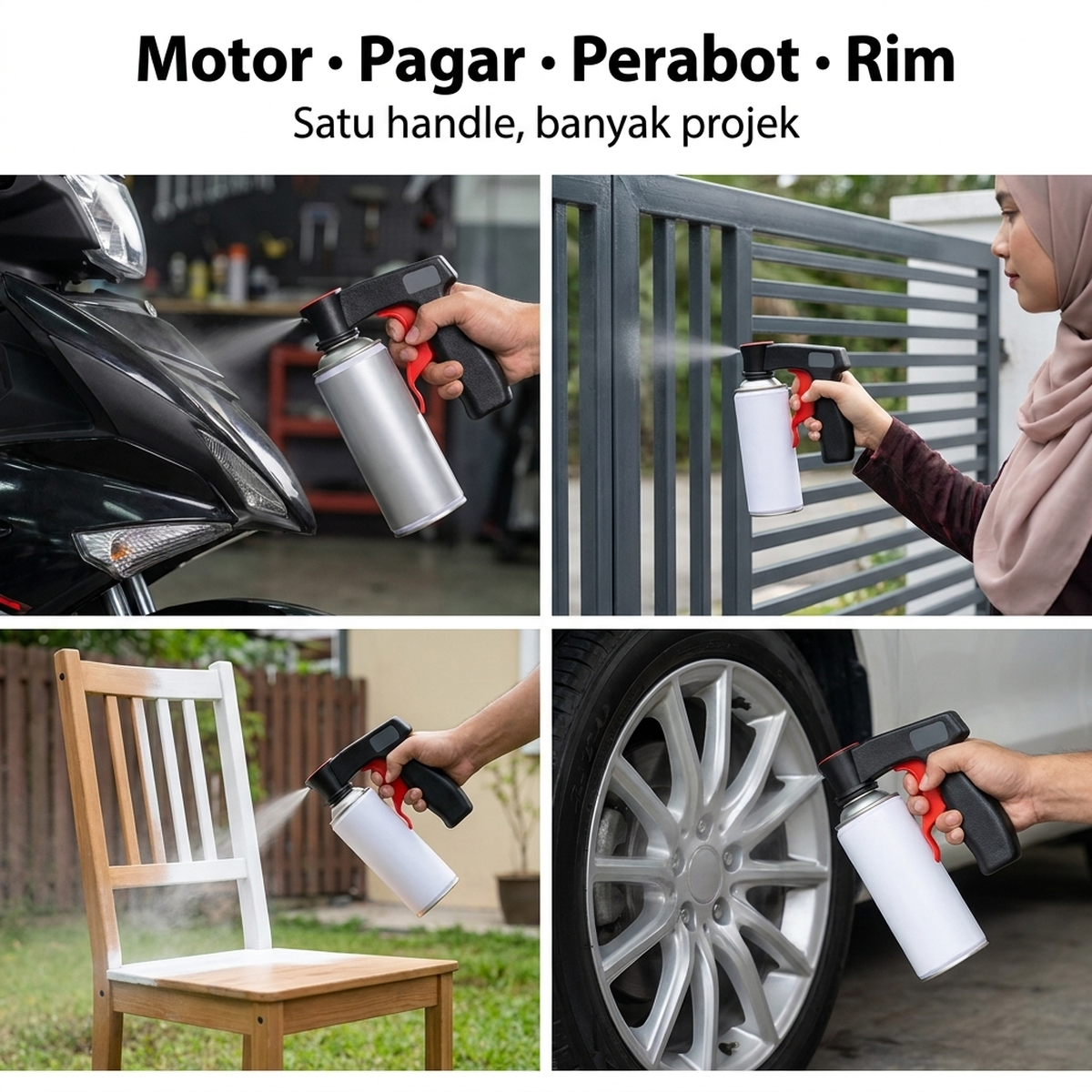 Motor · Pagar · Perabot · Rim