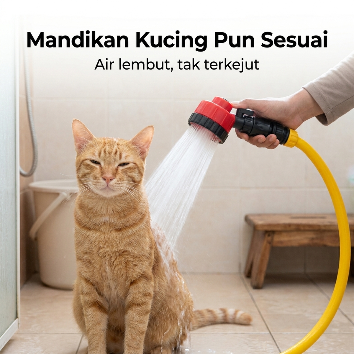 Mandikan Kucing Pun Sesuai