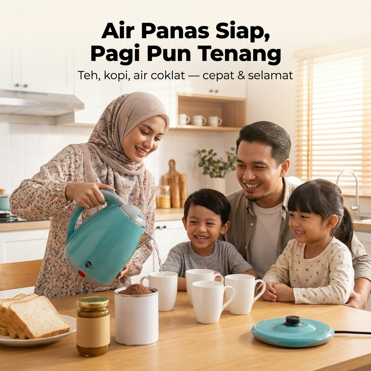 Air Panas Siap, Pagi Pun Tenang